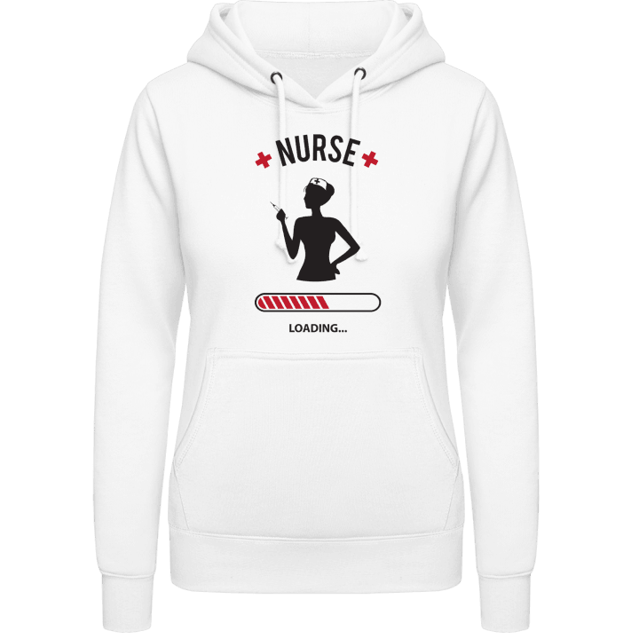 Nurse Loading Sudadera con capucha para mujer contain pic