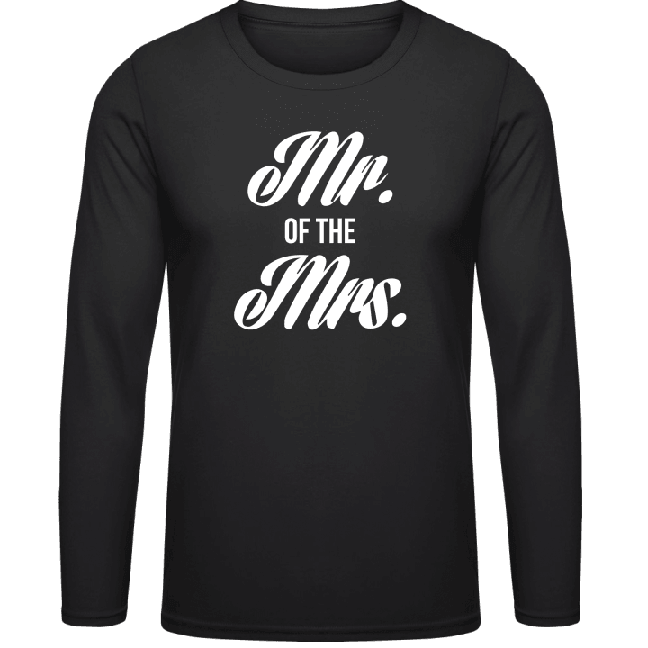 Mr. Of The Mrs. T-shirt à manches longues contain pic