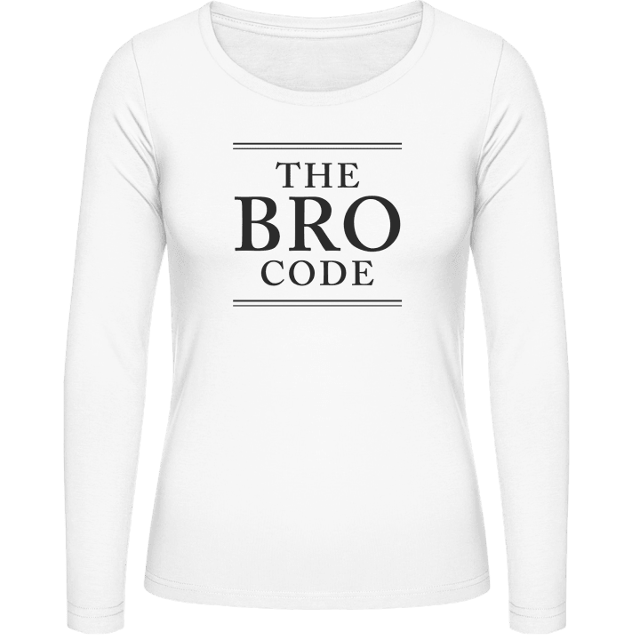 The Bro Code Vrouwen Lange Mouw Shirt 0 image