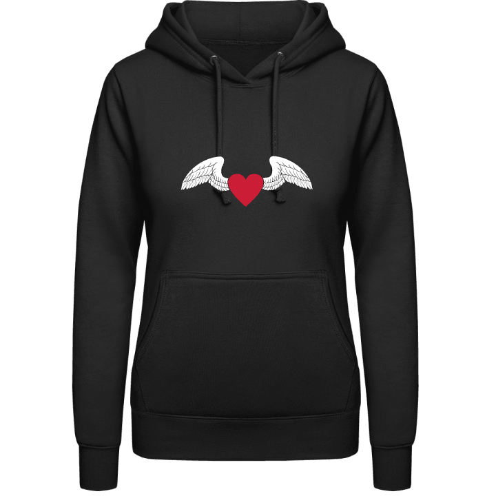 Heart With Wings Hoodie för kvinnor contain pic