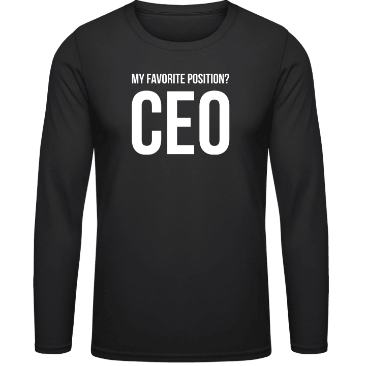 My Favorite Position CEO Langarmshirt contain pic