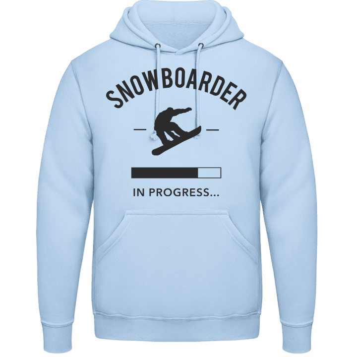 Snowboarder in Progress Hoodie contain pic