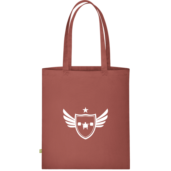 Weightlifting Winged Bolsa de tela contain pic