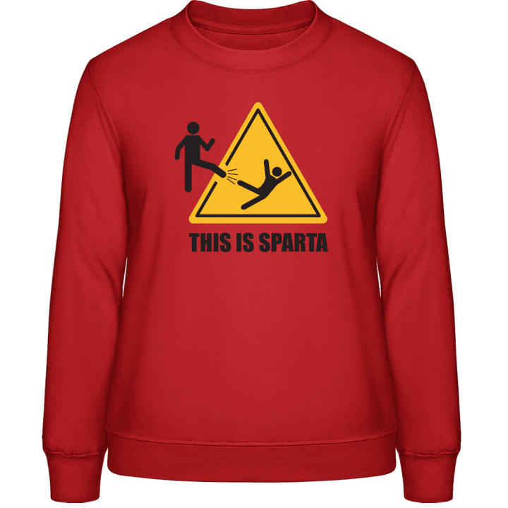 This Is Sparta Warning Sweatshirt för kvinnor 0 image