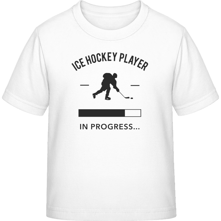 Ice Hockey Player loading Kinder T-Shirt contain pic