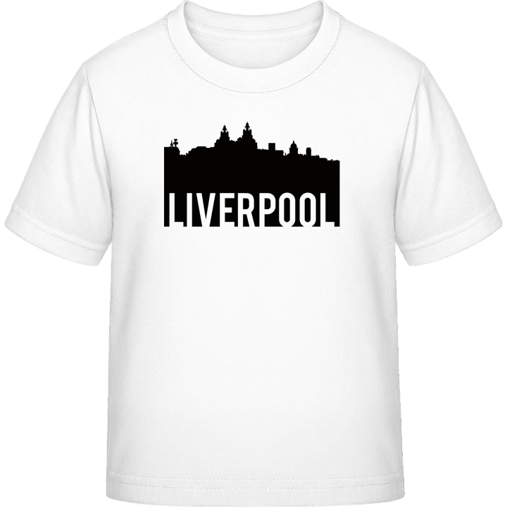 Liverpool City Skyline T-shirt för barn contain pic