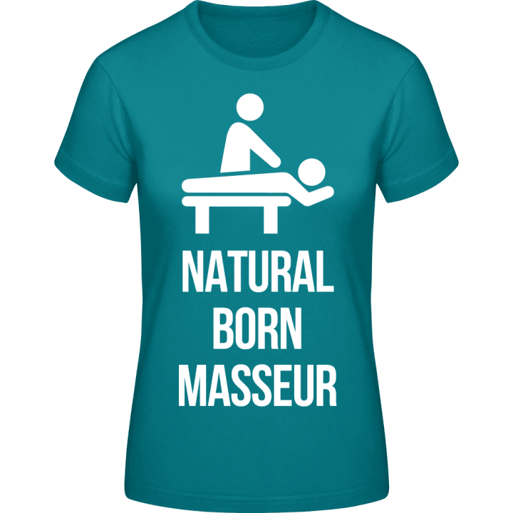 Natural Born Masseur Vrouwen T-shirt contain pic