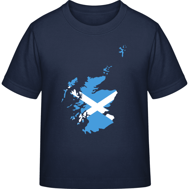 Scotland Map Flag T-shirt pour enfants contain pic