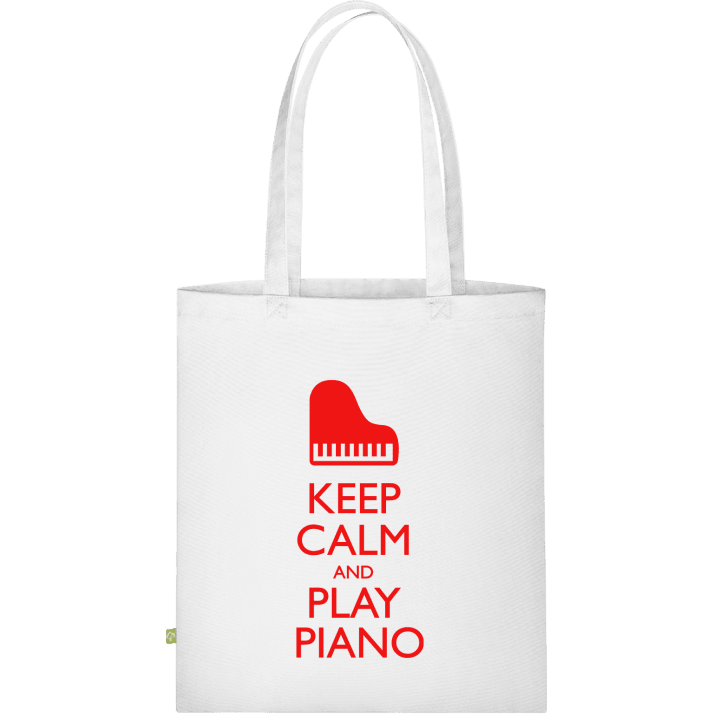 Keep Calm And Play Piano Bolsa de tela contain pic