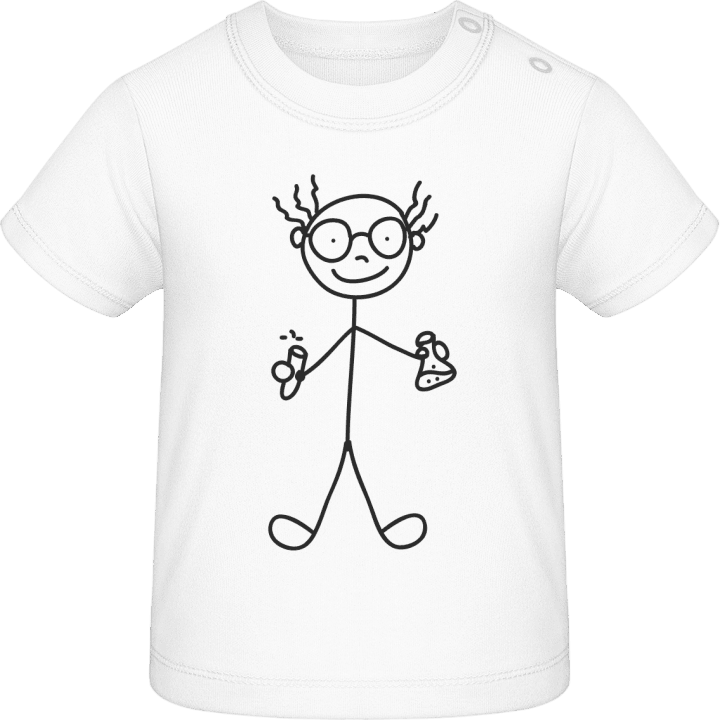 Funny Chemist Character T-shirt för bebisar contain pic