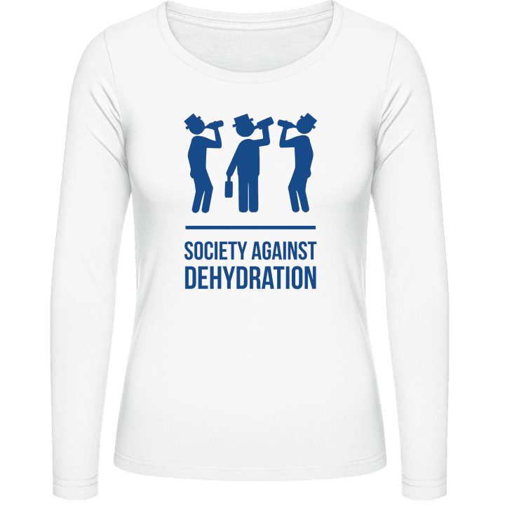 Society Against Dehydration Kvinnor långärmad skjorta contain pic