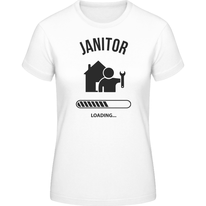 Janitor Loading T-shirt för kvinnor contain pic