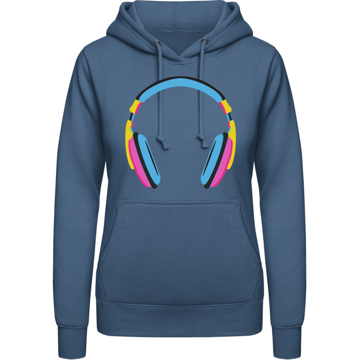 Funky Headphone Vrouwen Hoodie contain pic