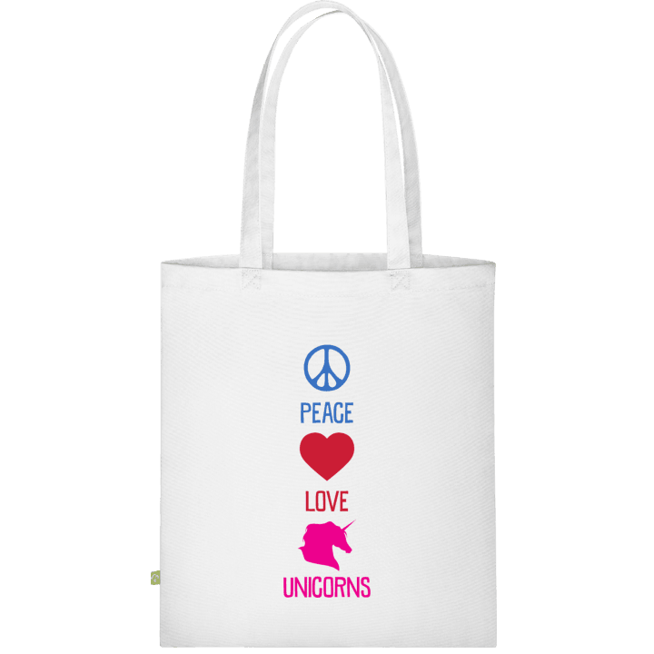Peace Love Unicorns Väska av tyg 0 image