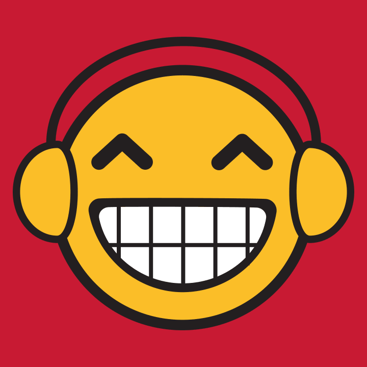 Headphones Smiley Sweatshirt för kvinnor 0 image