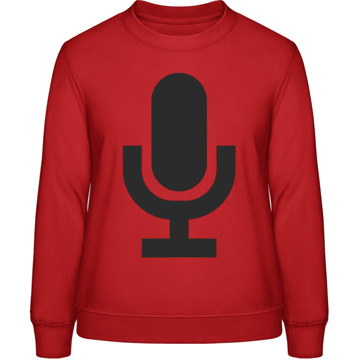 Microphone Women Sweatshirt contain pic