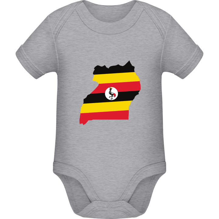 Uganda Map Baby romperdress contain pic