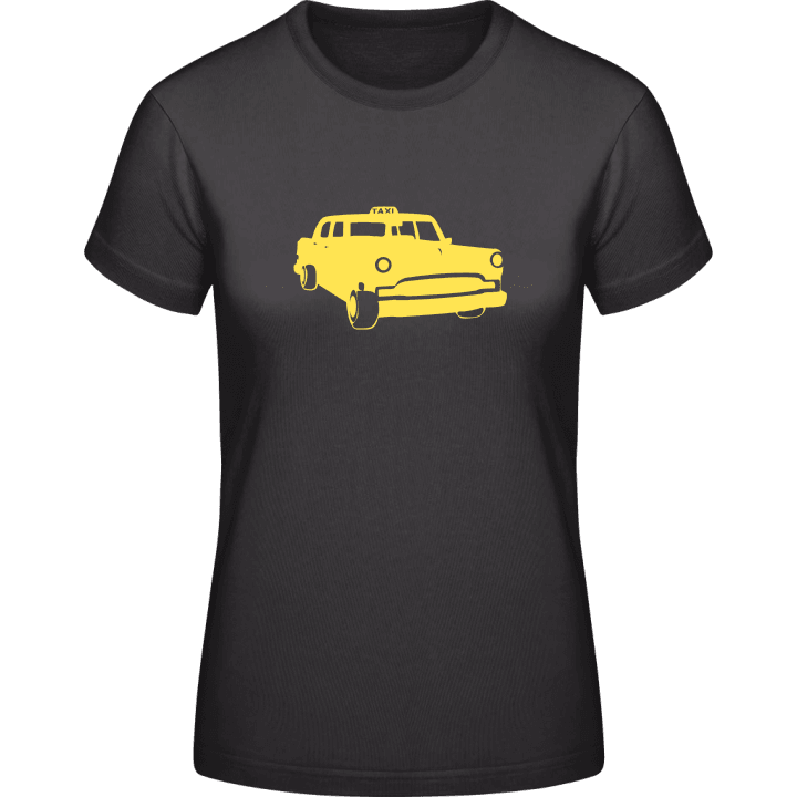 Taxi Cab Illustration T-skjorte for kvinner contain pic