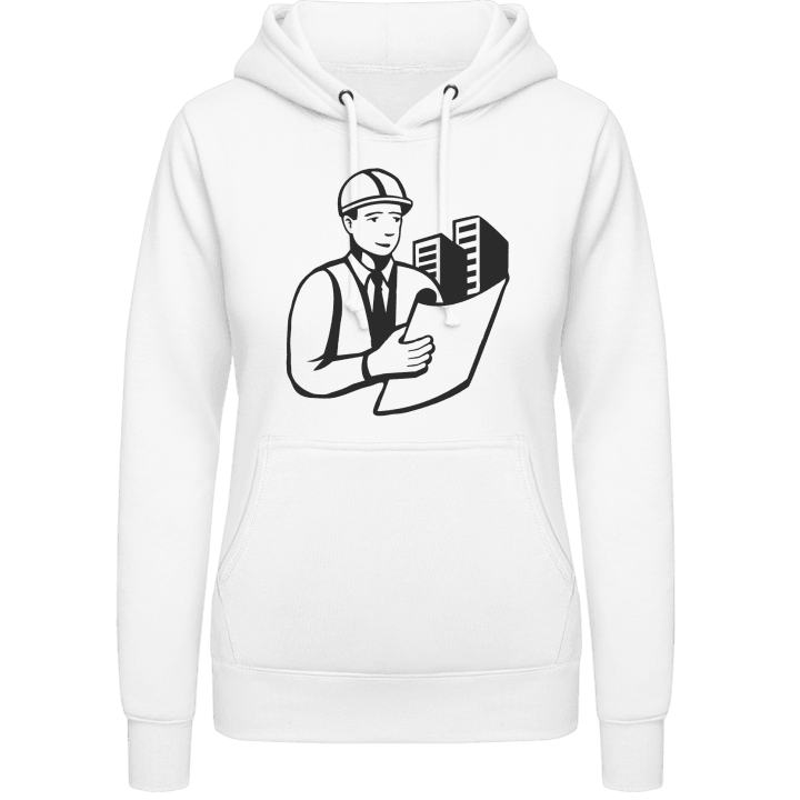 Architect Silhouette Vrouwen Hoodie contain pic