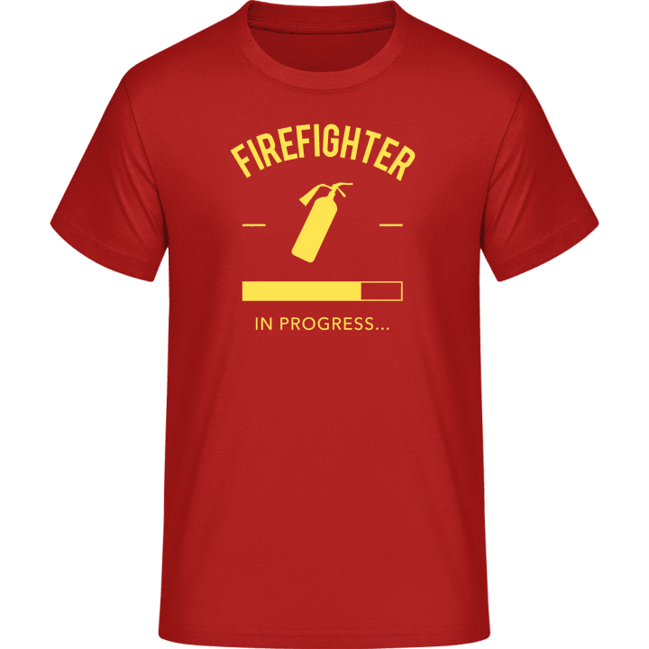 Firefighter in Progress T-skjorte contain pic