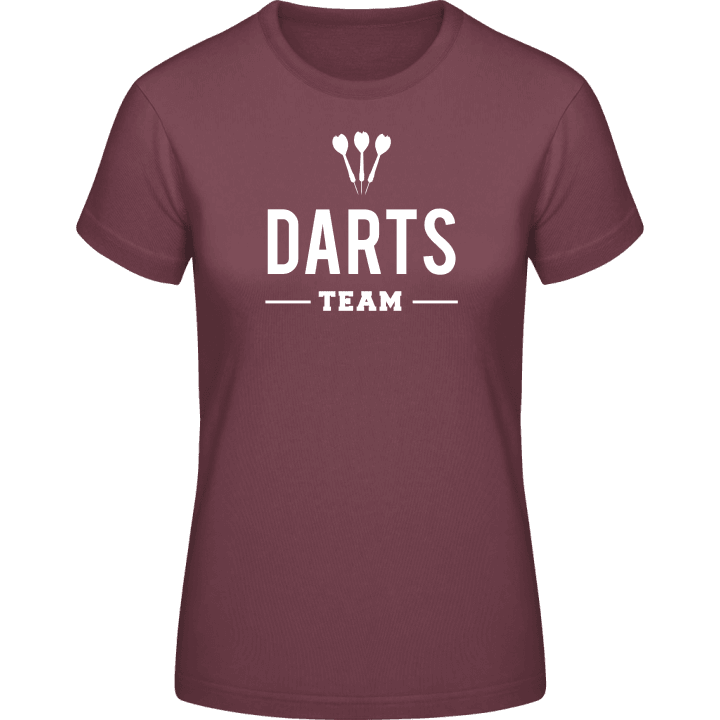 Darts Team T-skjorte for kvinner contain pic