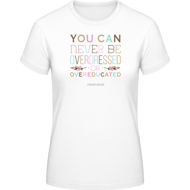 Overdressed Overeducated T-shirt pour femme 0 image