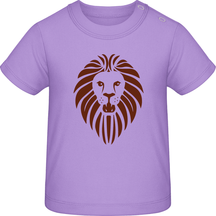 Lion Face Simple Camiseta de bebé 0 image
