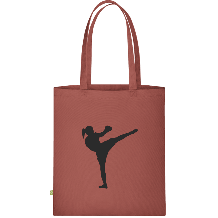 Muay Thai Silhouette Female Cloth Bag contain pic