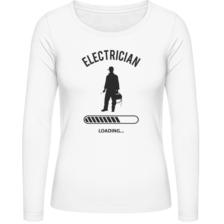 Electrician Loading Langermet skjorte for kvinner contain pic
