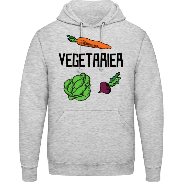 Vegetarier Illustration Sudadera con capucha contain pic