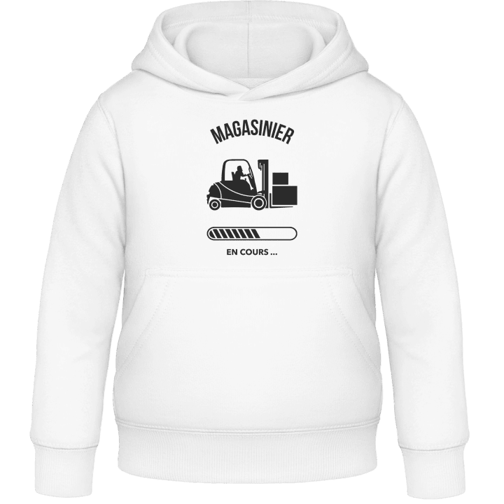 Magasinier en cours Kids Hoodie contain pic