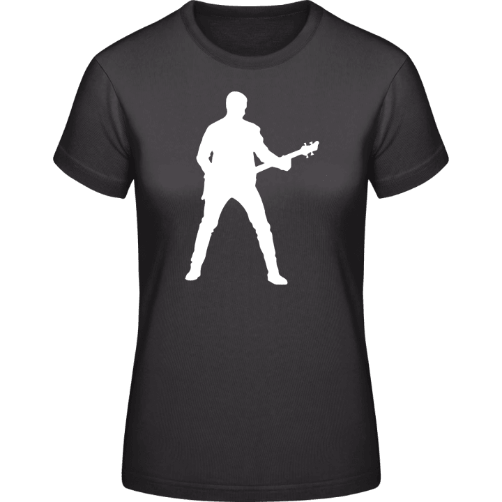Guitarist Action T-skjorte for kvinner contain pic