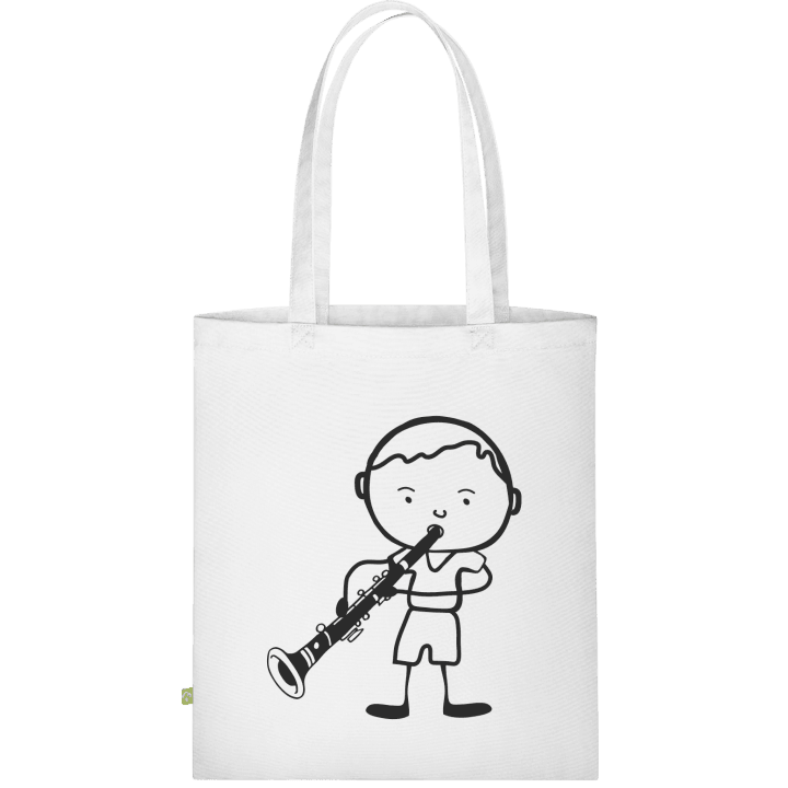 Clarinetist Comic Character Väska av tyg contain pic