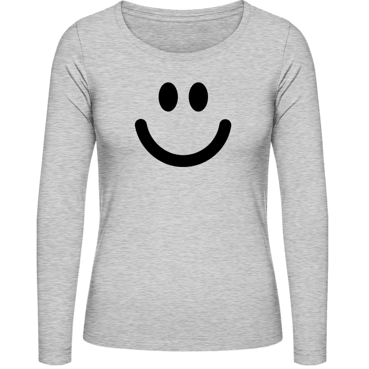 Smile Happy Camisa de manga larga para mujer contain pic
