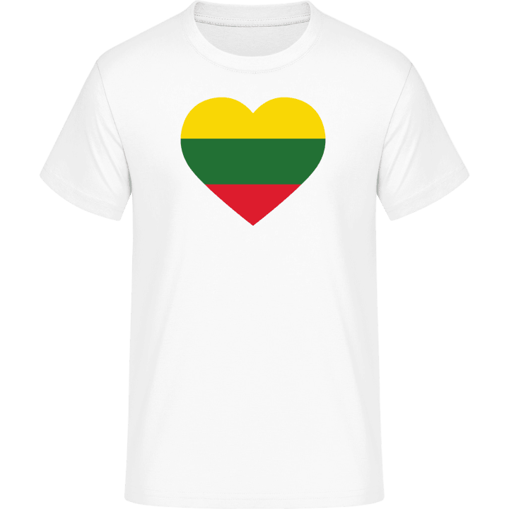 Lithuania Heart Flag Maglietta 0 image