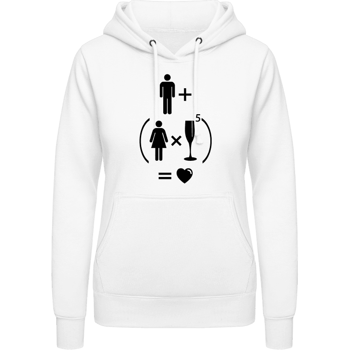Love Puzzle Vrouwen Hoodie contain pic