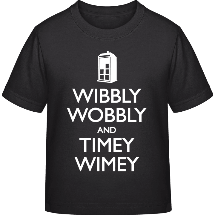 Wibbly Wobbly and Timey Wimey T-skjorte for barn 0 image