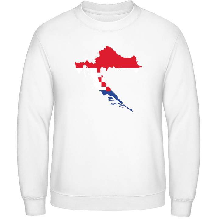 Kroatien Landkarte Sweatshirt 0 image
