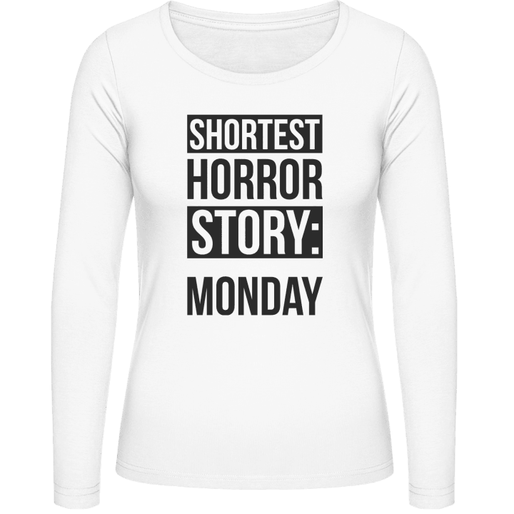 Shortest Horror Story Monday Frauen Langarmshirt contain pic