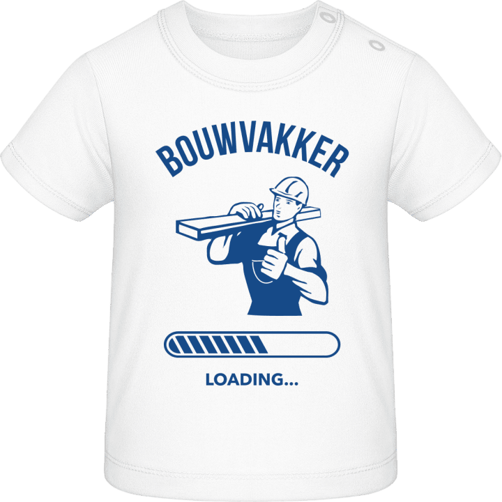 Bouwvakker Loading Baby T-skjorte contain pic