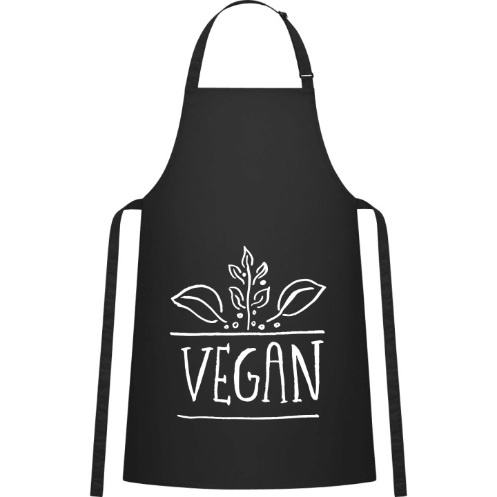 Vegan Illustration Kitchen Apron contain pic