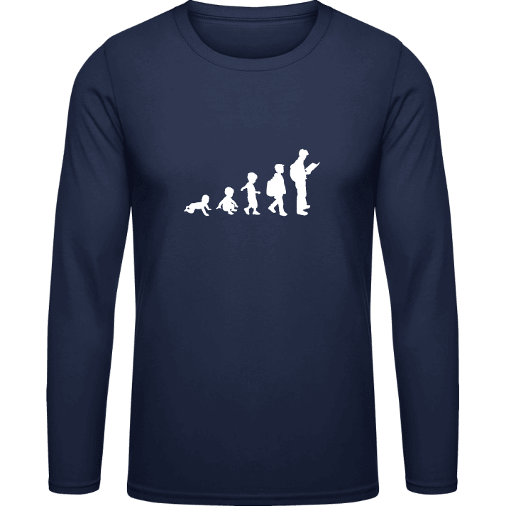 Scholar Evolution Shirt met lange mouwen contain pic