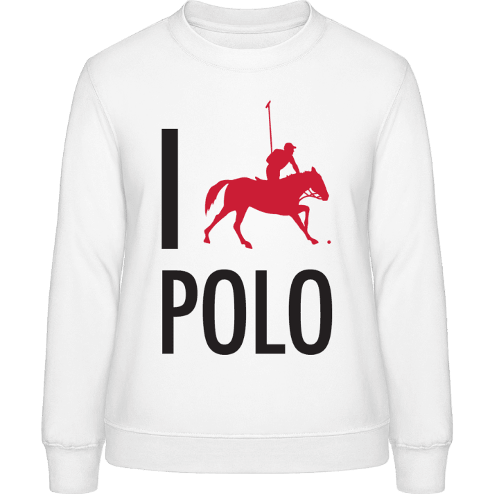 I Love Polo Sweat-shirt pour femme contain pic