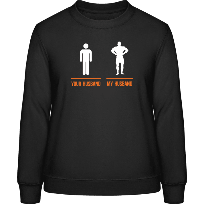 Your Husband My Husband Sweat-shirt pour femme contain pic