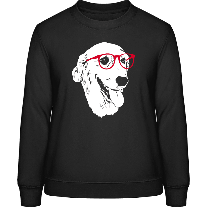 Dog With Glasses Frauen Sweatshirt 0 image