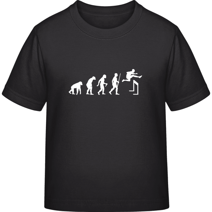 Hurdling Evolution Kids T-shirt contain pic