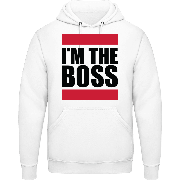 I'm The Boss Logo Huvtröja contain pic
