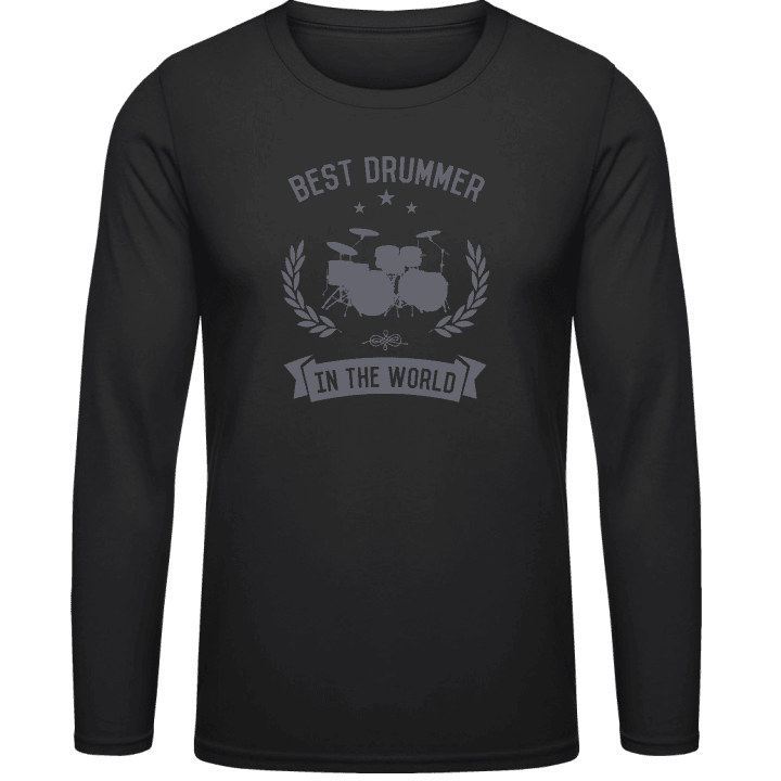 Best Drummer In The World Langermet skjorte contain pic