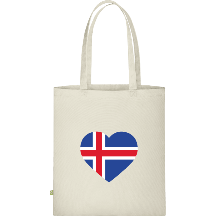 Iceland Heart Väska av tyg contain pic