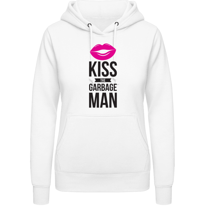 Kiss The Garbage Man Felpa con cappuccio da donna contain pic